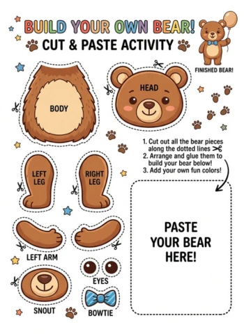 kids learning Bundle | Digi Plr Build Your Own Bear