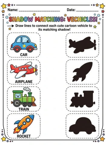 kids learning Bundle | Digi Plr Shadow Matching
